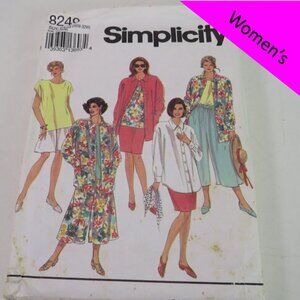 simplicity 8249 sewing pattern shirt, shorts, pants UNCUT